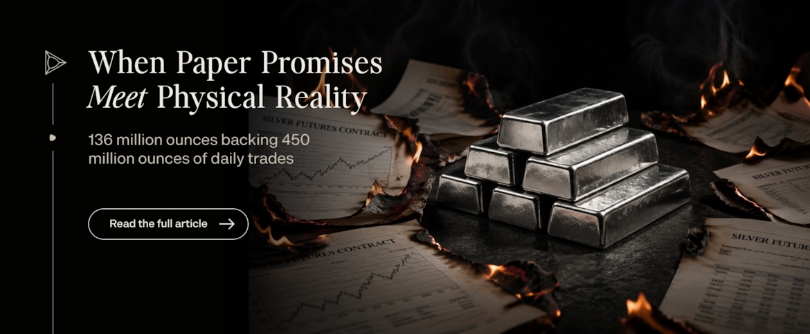 When Paper Promises Meet Physical Reality - 136 million ounces backing 450 million ounces of daily trades