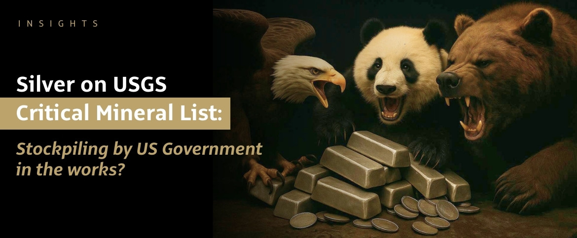 Silver on USGS critical mineral list stockpiling by US Government in the works