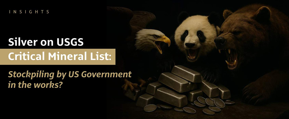 Silver on USGS critical mineral list stockpiling by US Government in the works