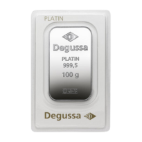 Platinum Bar Degussa - 100 gram