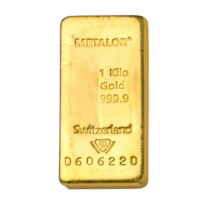Image 44: Gold 1 kg Metalor Cast Bar