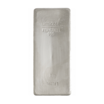 Umicore Silver Cast Bar - 15 kg