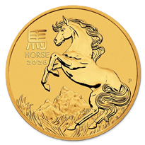 Gold Coin Lunar Horse 2026 Series III - 1/20 oz