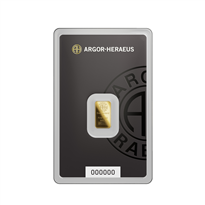 Gold Minted Bar Argor-Heraeus - 1 gram
