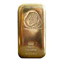Gold 1 kg Ainslie Cast Bar