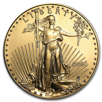 Gold Coin American Eagle 2001 - 1 oz