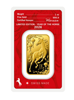 Gold Bar 1 oz Argor-Heraeus Lunar Horse 2026