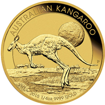Gold Coin Kangaroo 2015 - 1/4 oz