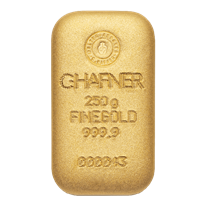 Gold C_Hafner Cast Bar 250 Grams