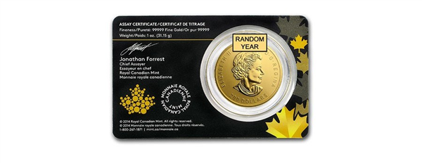 ry 1 oz Canadian Gold Call of the Wild Coin