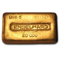 Gold 20 oz Engelhard Cast Bar