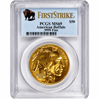 Gold Coin American Buffalo PCGS MS69 (Random Year) 1 oz