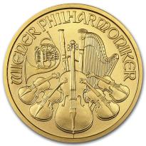 Gold Coin Vienna Philharmonics (Random Year) - 1/2 oz