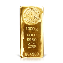 Gold 1 kg .995 Nadir Cast Bar