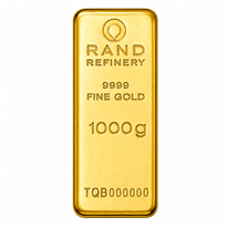 Gold Cast Bar Rand Refinery - 1 kg