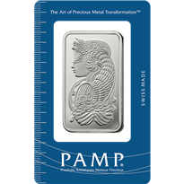PAMP Suisse Silver Minted Bar - 1 oz
