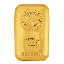 Gold Cast Bar Perth Mint - 100 Grams