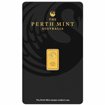 Gold Minted Bar Perth Mint - 1 gram