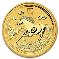 Gold Coin Lunar Horse 2014 Series II - 10 oz