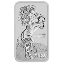 Silver Coin Lunar Horse Rectangular 2026 - 1 oz