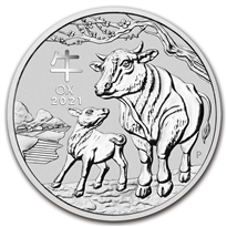Silver Coin Lunar Ox 2021 Series III - 2 oz