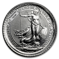 Platinum Coin Britannia Random Year - 1/10 oz
