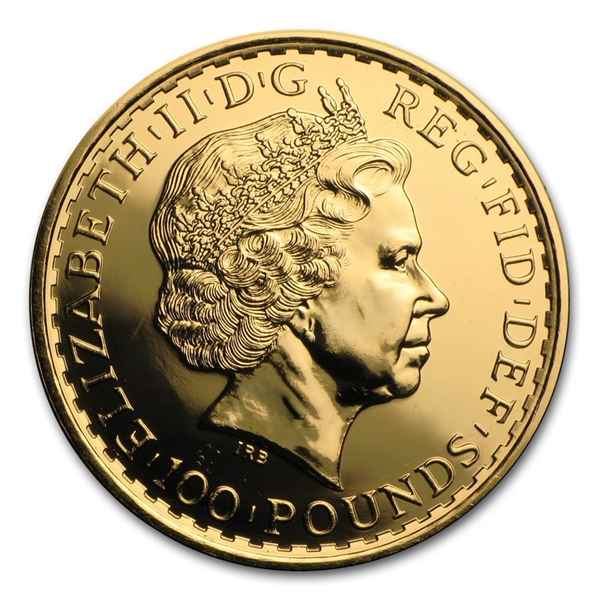 pre2013 1 oz .9167 Gold Britannia Coin