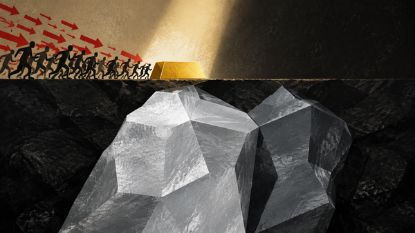 Gold, silver and platinum in the precious-metals market