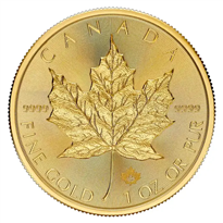 Gold Coin Canadian Maple Leaf 2026 - 1 oz