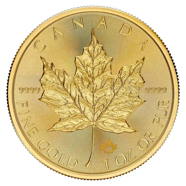 2021 1 oz Canada Maple Leaf .9999 Gold Coin BU