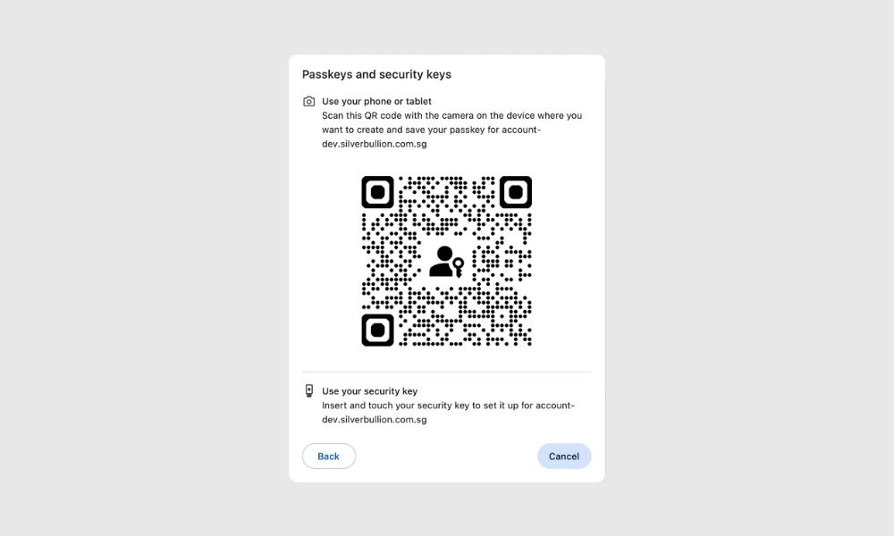 Scan the QR code using a phone or tablet