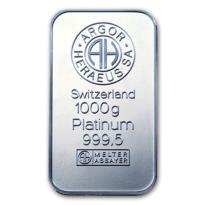 Platinum Bar Argor-Heraeus - 1 kg