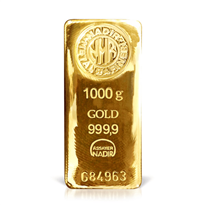 Gold 1 kg .9999 Nadir Cast Bar
