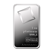 Platinum 1 oz Valcambi Suisse bar