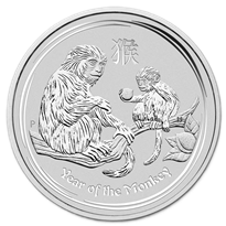 Silver Coin Lunar Monkey 2016 Series II - 2 oz