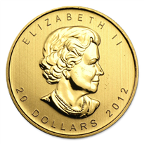 Gold Coin Maple Leaf 2012 - 1/2 oz