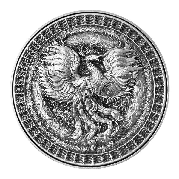 Silver Numis Forbidden Phoenix Antique Coin HR 2021 2 oz