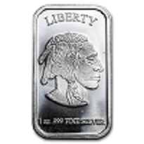 1 Oz Buffalo Silver Bars