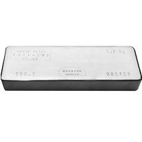 Nadir Silver Cast Bar - 5 kg
