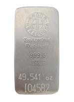 Platinum Bar Argor-Heraeus - 50 oz