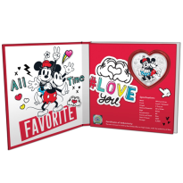 Silver Numis Disney Love: Ultimate Couple Coin 2021 1 oz