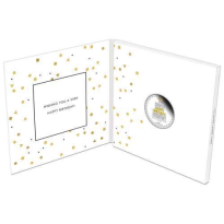 Silver Numis Happy Birthday 2021 Colored Proof 1 oz Coin