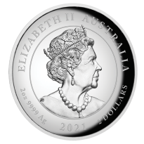 Silver Numis Australian CML Dragon Proof HR 2021 2 oz